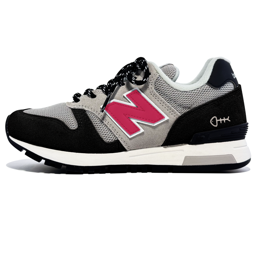 New Balance New Balance NB 565 Abrasion Resistant Low top Running Shoes Unisex Black Pink