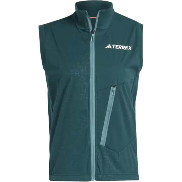 Adidas Adidas Terrex Vests Women's Green Stand Collar Moderate Other