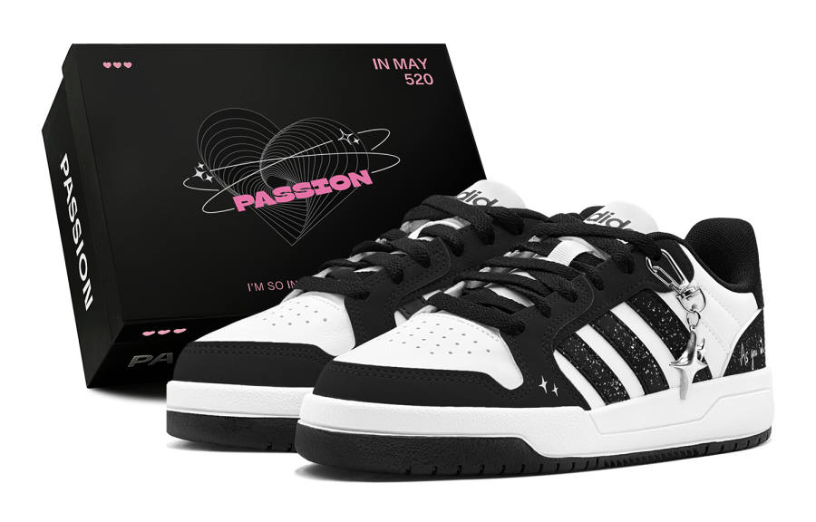 Adidas Adidas ENTRAP Couple's, Romantic Favor, Radiant Night Stars, Minimalist Style Versatile Low top Casual Skate Shoes