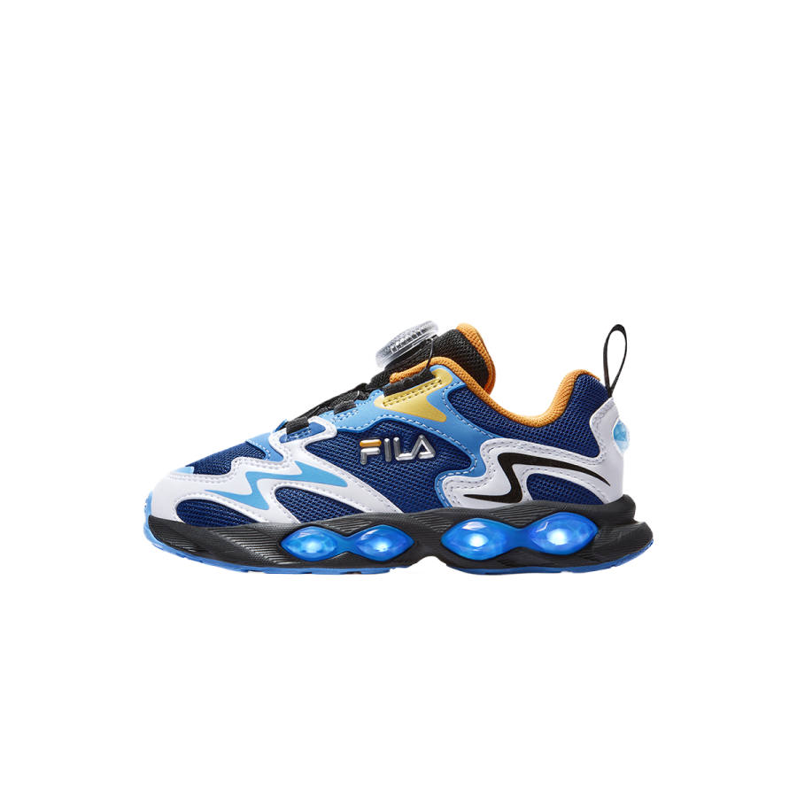 FILA KIDS Synthetic Leather, Textile Comfortable Round Toe Cushioning Low top Kids' Training Shoes