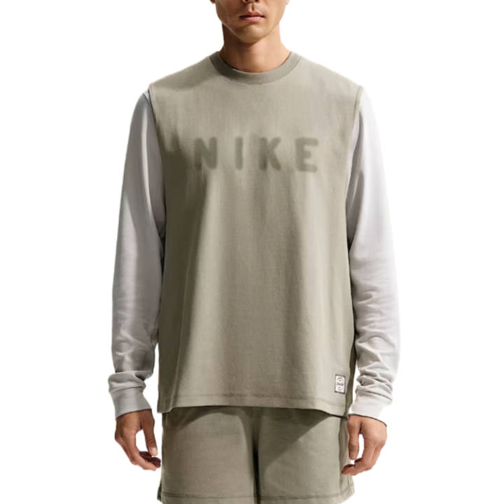 Nike Nike Dri Fit Tank Tops Men's Light Army Green/Light Army Green Crew Neck Moderate Other