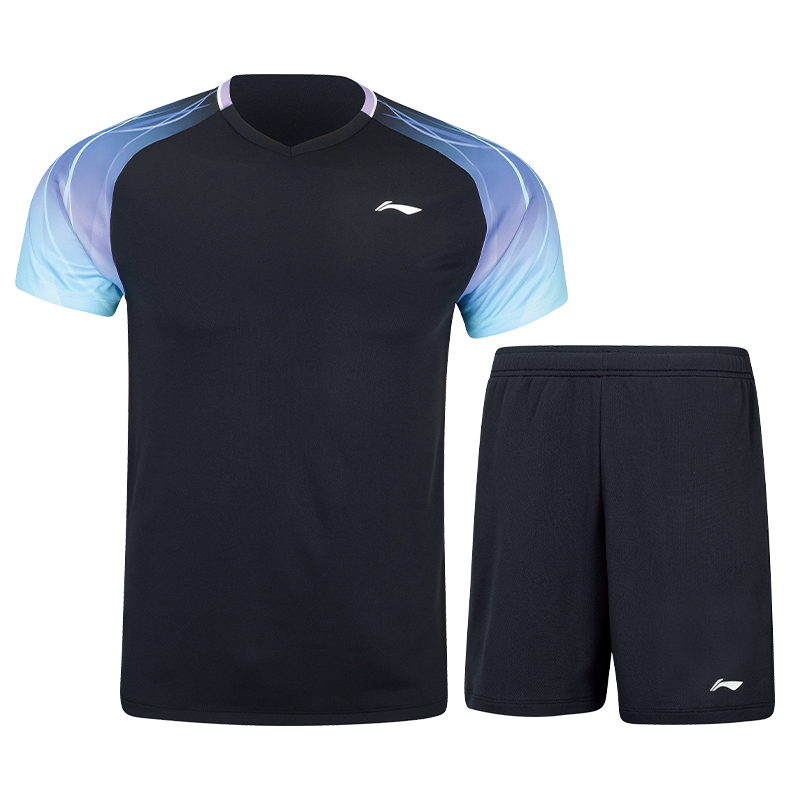 Li-Ning Li Ning Table Tennis Collection Table Tennis Clothing Sets Unisex Black
