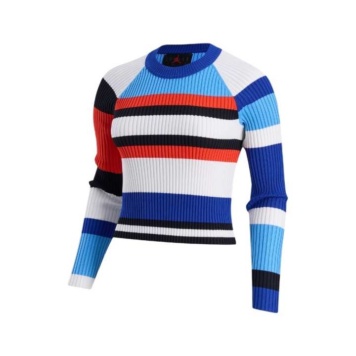 Jordan Jordan Flight Women's Long-Sleeve Striped Sweater