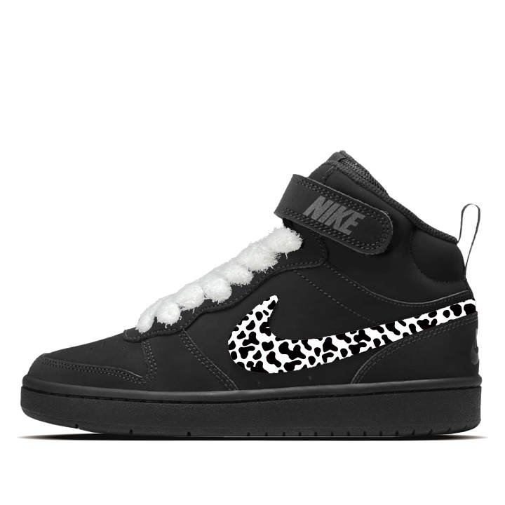 Nike Nike Court Borough Mid 2 Suede Spot Synthetic Leather Slip Resistant Cushioning Abrasion Resistant High top