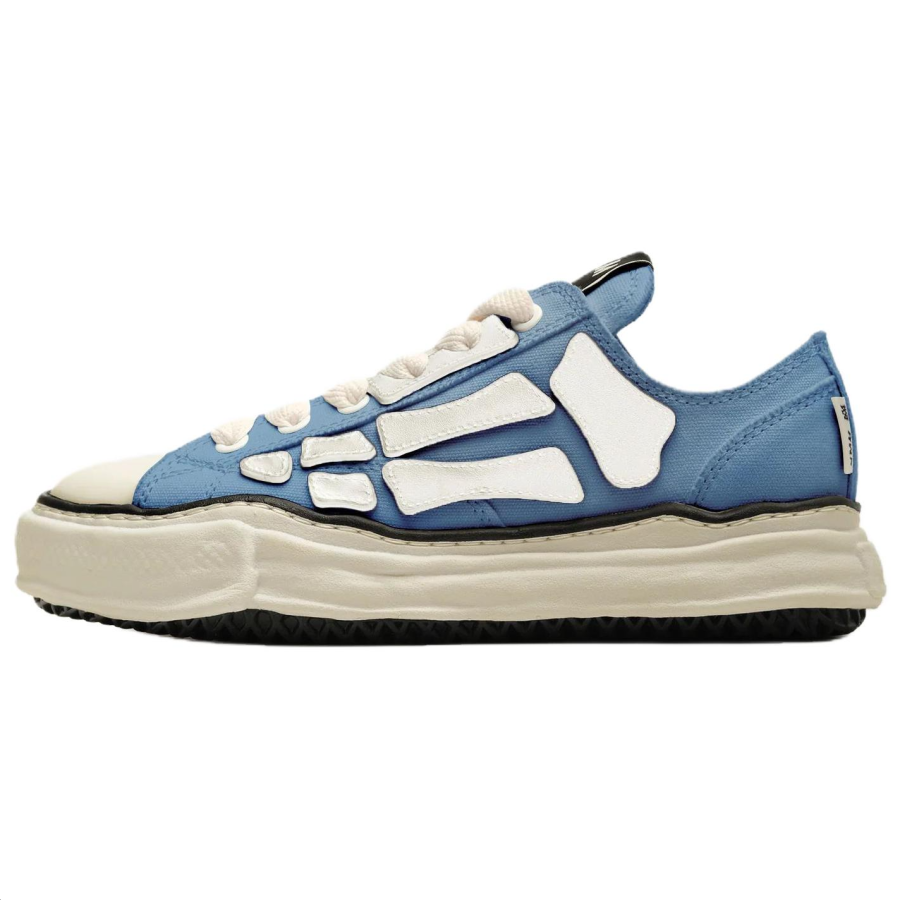 AMIRI x Maison Mihara Yasuhiro Collaboration Mmy Bones Low top Skateboard Shoes Men's Blue