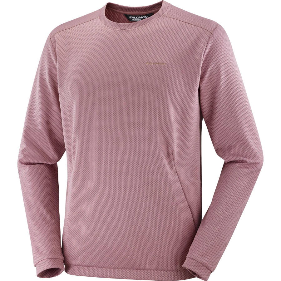 SALOMON Fleece Tops Men's Dark Orchid Purple Moderate