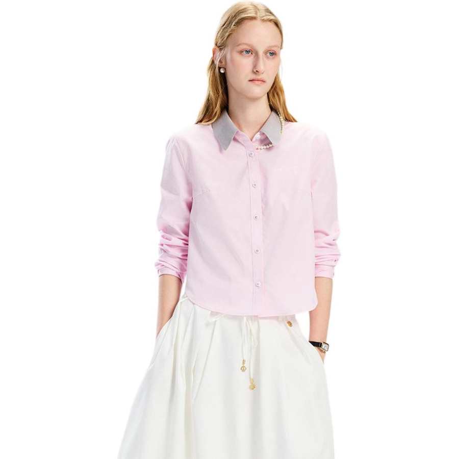 Teenie Weenie Shirts Women's Lapel Moderate