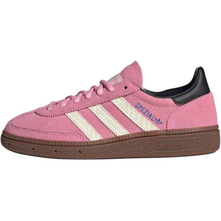 Adidas Originals HANDBALL SPEZIAL Leather Low top Kids' Skateboarding Shoes Pink Unisex