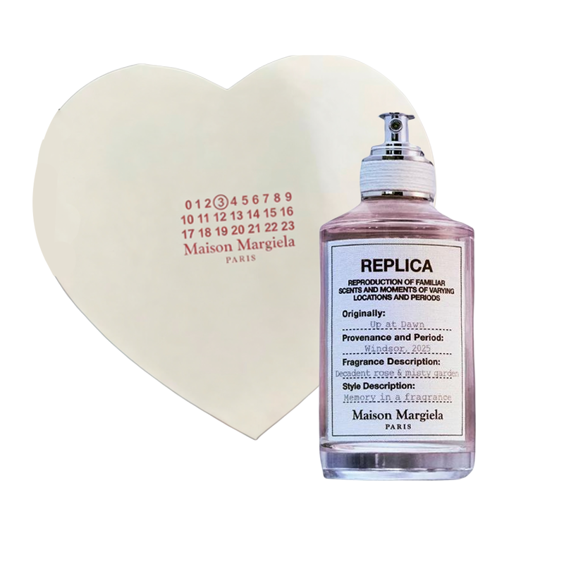 Maison Margiela Shakespeare Rose Perfume, Limited Heart Shaped Box Potpourri Scent Eau De Toilette 100ml