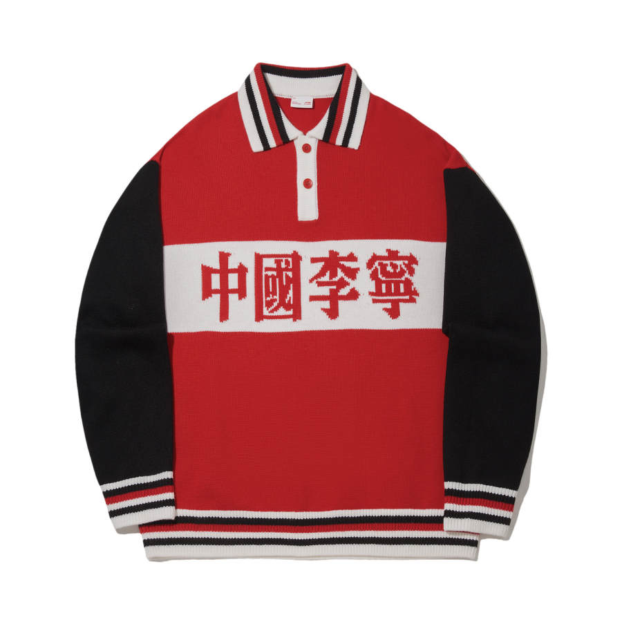 Li-Ning Li Ning Knitwear Men's Noble Red/Black Moderate