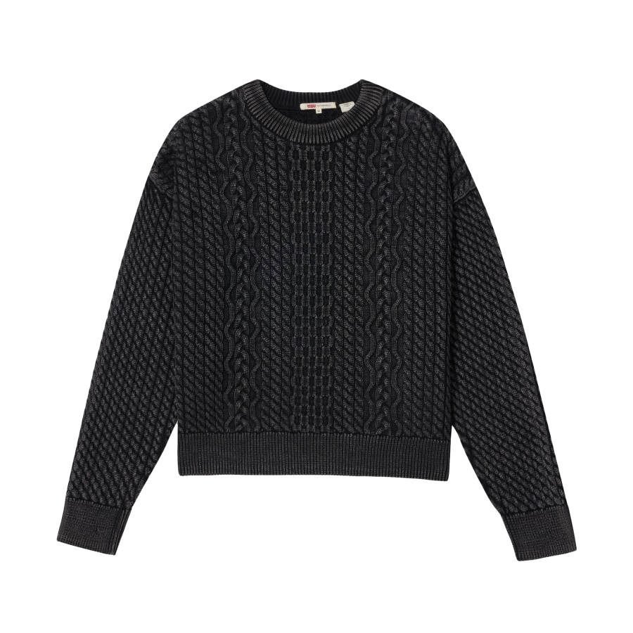 Levis Levis Sweaters Women's Black Crew Neck Moderate Other