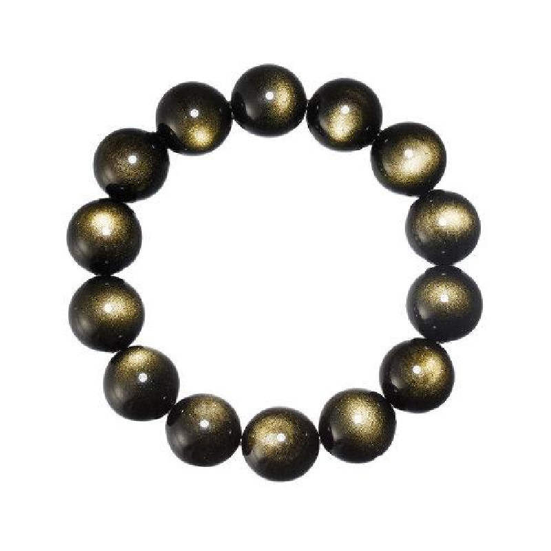 YINCHIE YINCHIE Obsidian Beaded Bracelets Men's