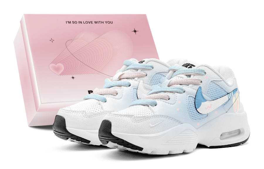 Nike Nike Air Max Fusion Abrasion Resistant Abrasion Resistant Low top Running Shoes Women's Blue Pink