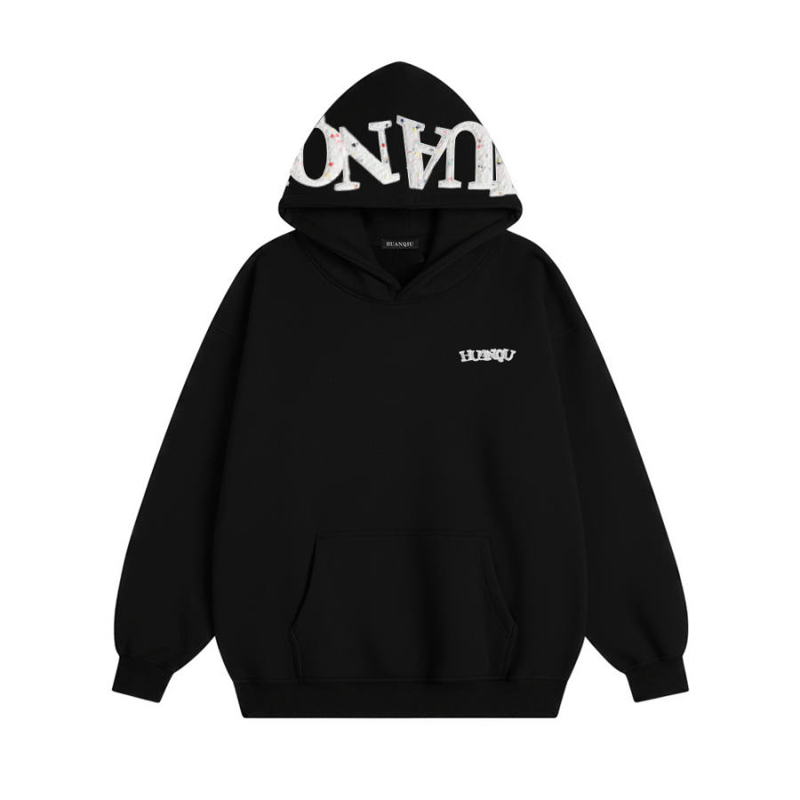 HUANQIU Sweatshirts Unisex Hooded Moderate Heavyweight