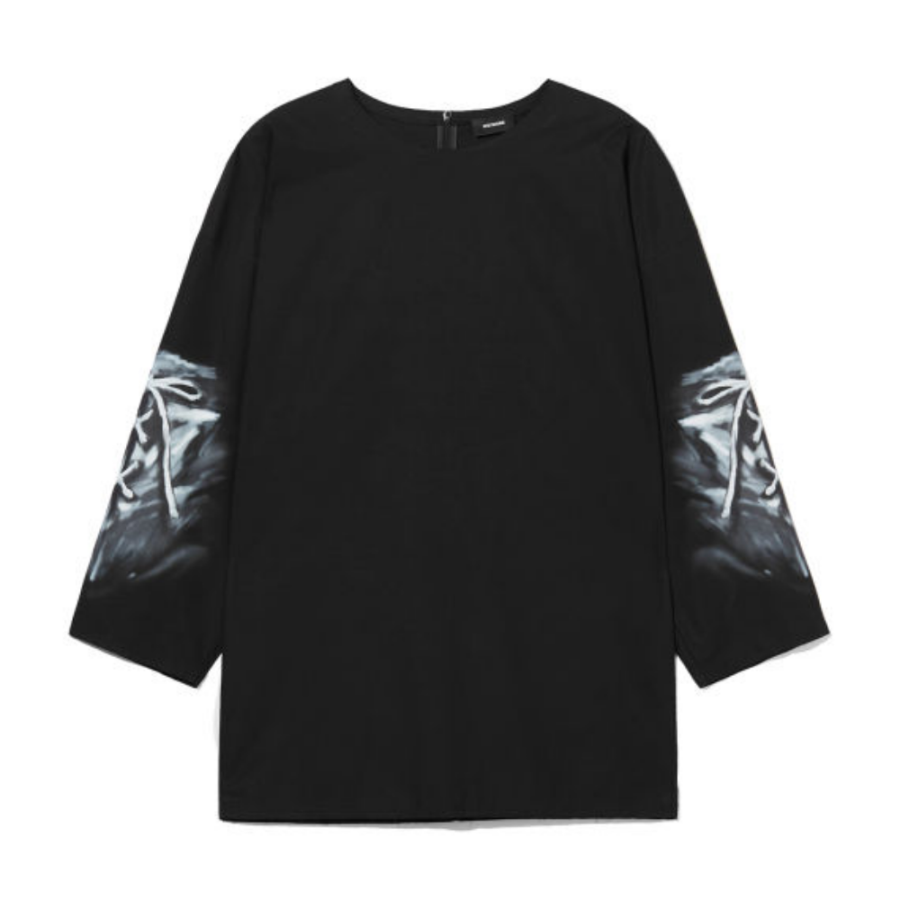 WE11DONE Sweatshirts Women's Black Crew Neck Moderate