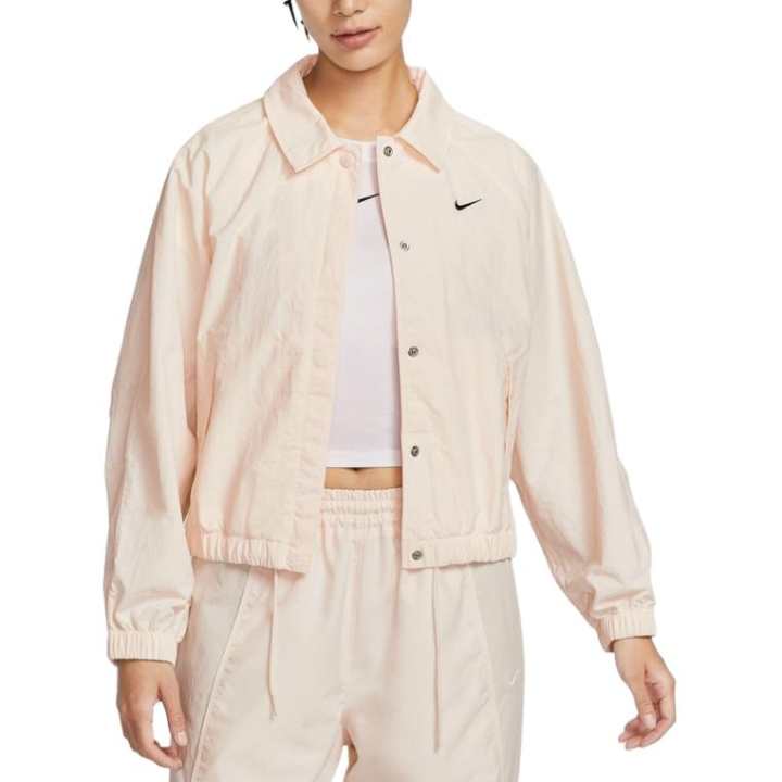 Nike Nike Sportswear Jackets Women's Pink White Lapel Moderate Other