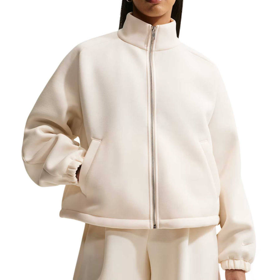 Nike Nike Sportswear Jackets Women's Chalk White/Chalk White Stand Collar Moderate Other