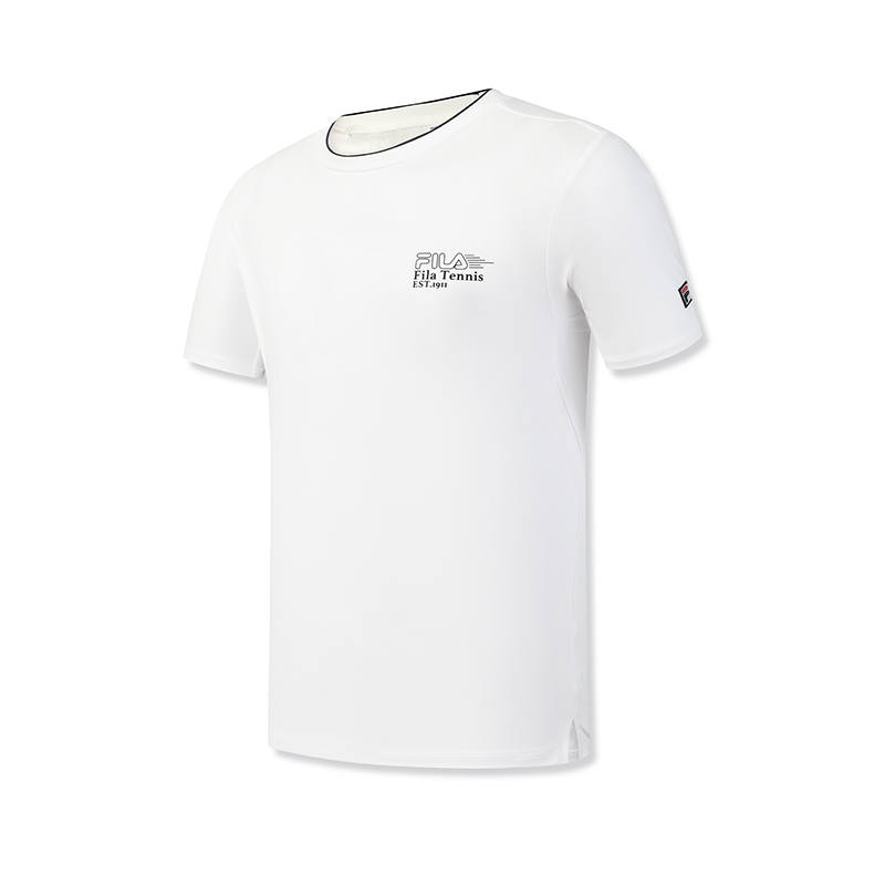FILA Tennis T Shirt Men's Jade White