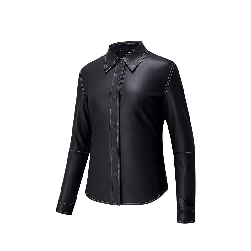 Anta x KRIS Leather Jacket Women's