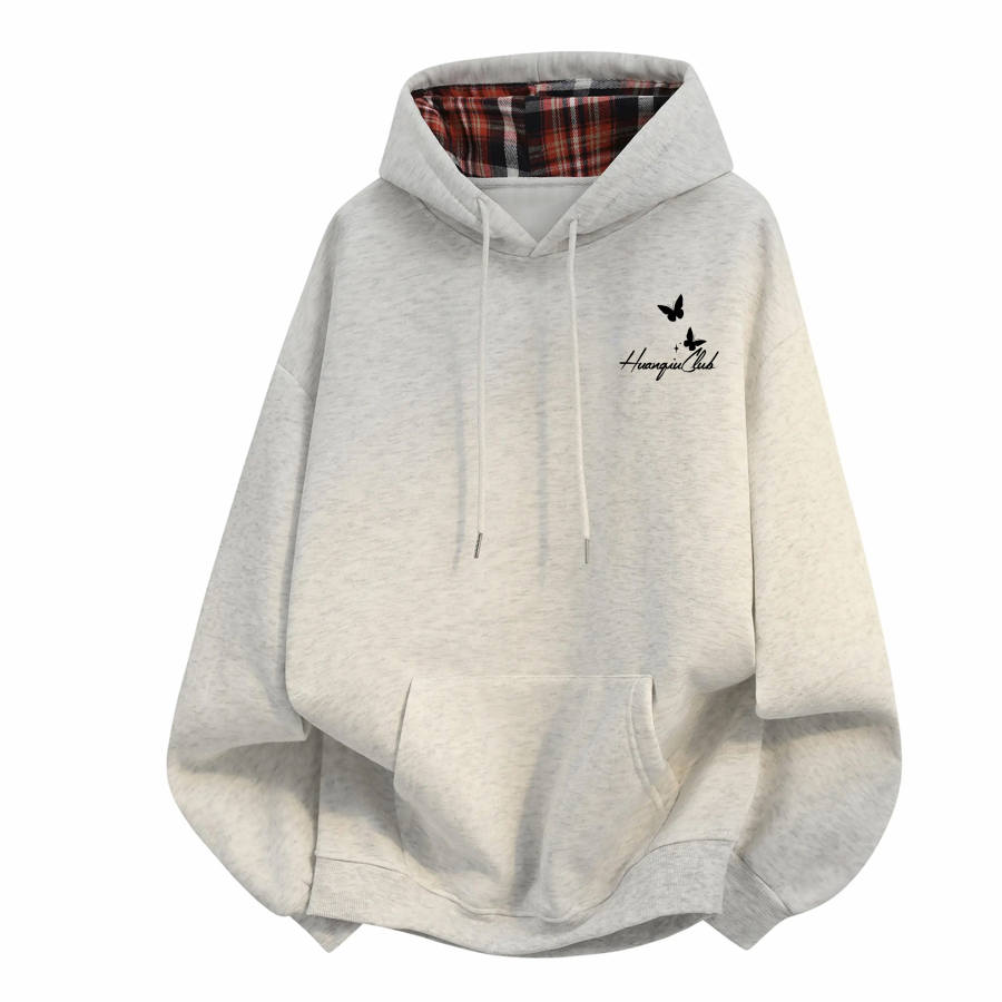 HUANQIU Sweatshirts Unisex Hooded Moderate Heavyweight