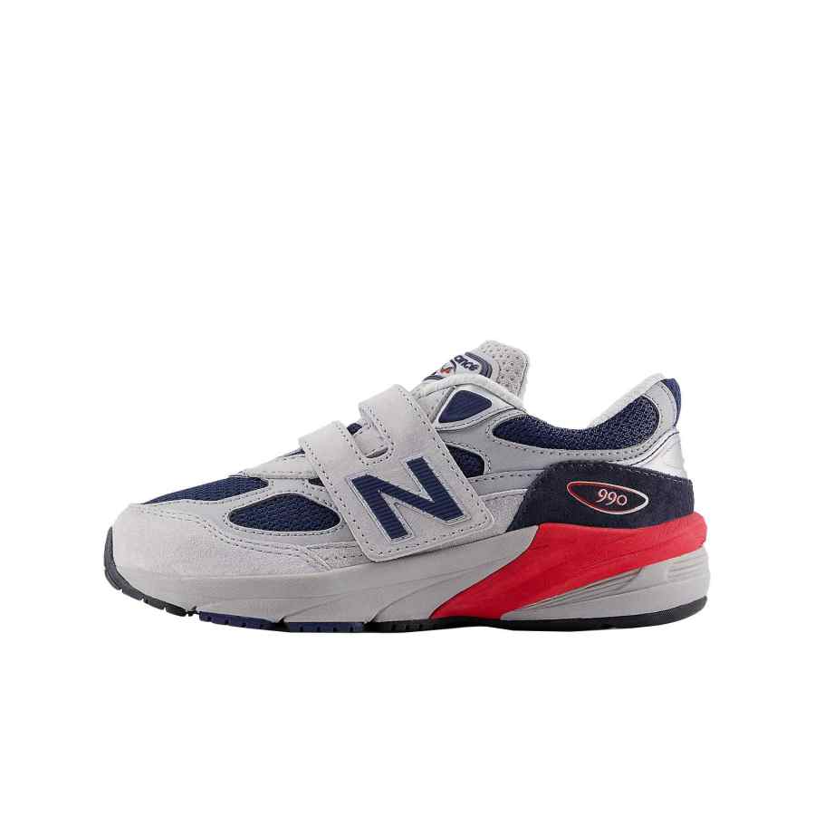 New Balance New Balance NB 990 V6 Leather Cushioning Low top Running Shoes Wide Women's Kids'