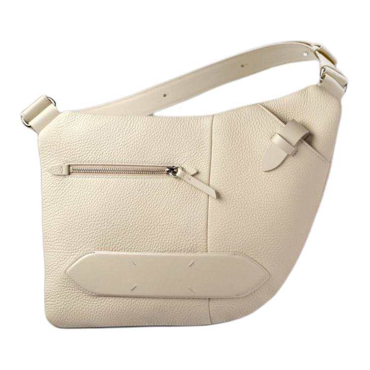 Maison Margiela 5AC Leather Handbag, Shoulder Bag Women's Gray