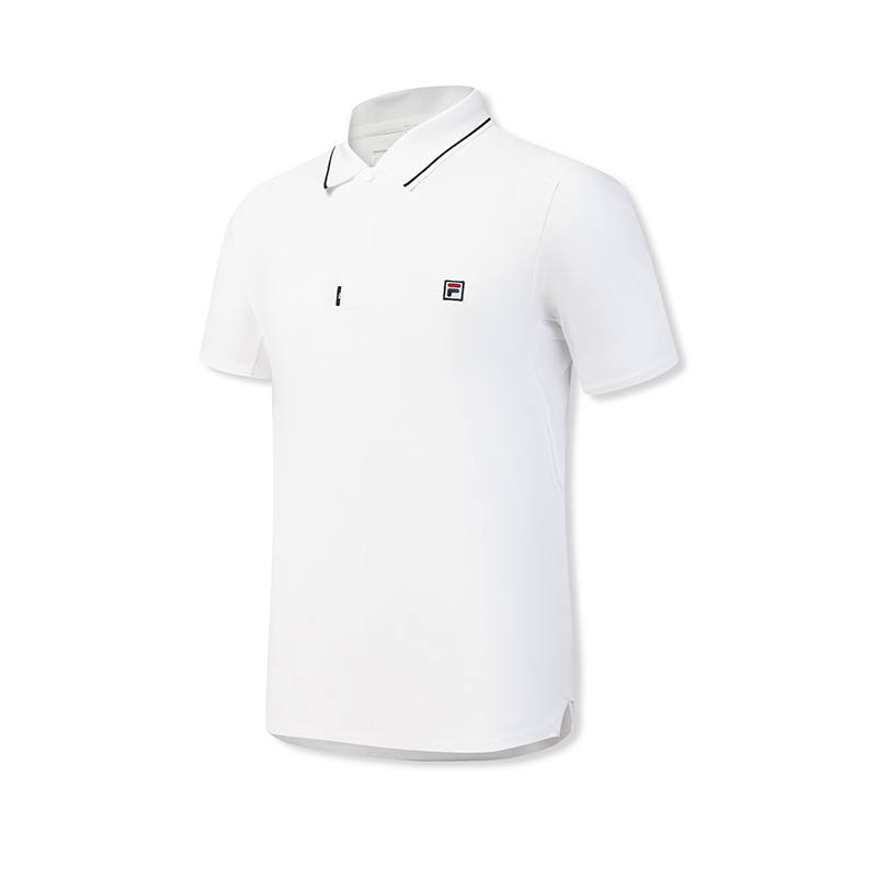 FILA Tennis Polo Shirt Men's Jade White