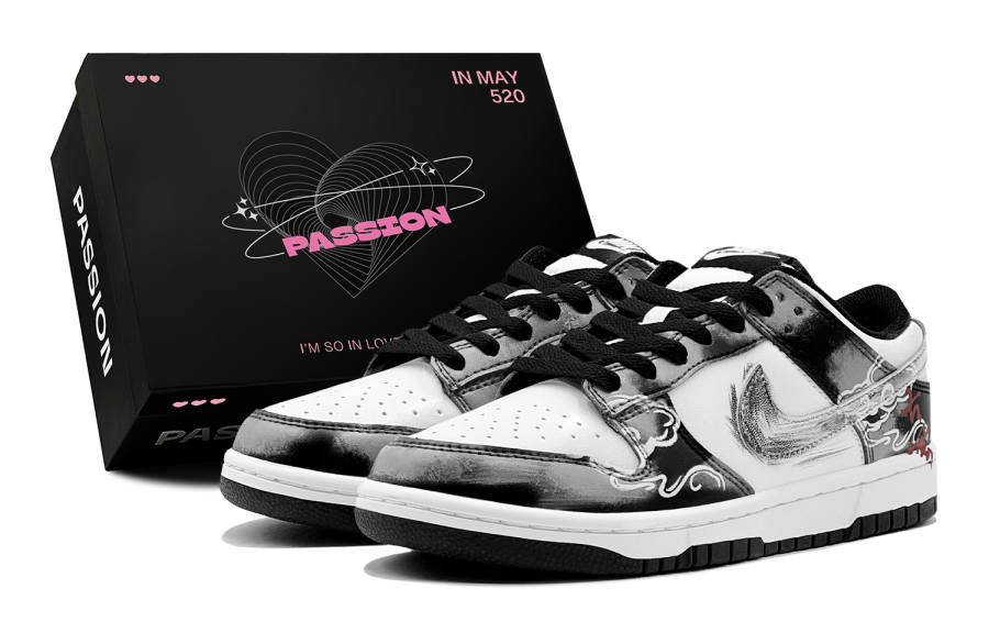 Nike Nike Dunk Couple's, New Year Special Offer, Smoke Cloud Traditional Chinese Style, Horse Year, Chinoiserie Low top