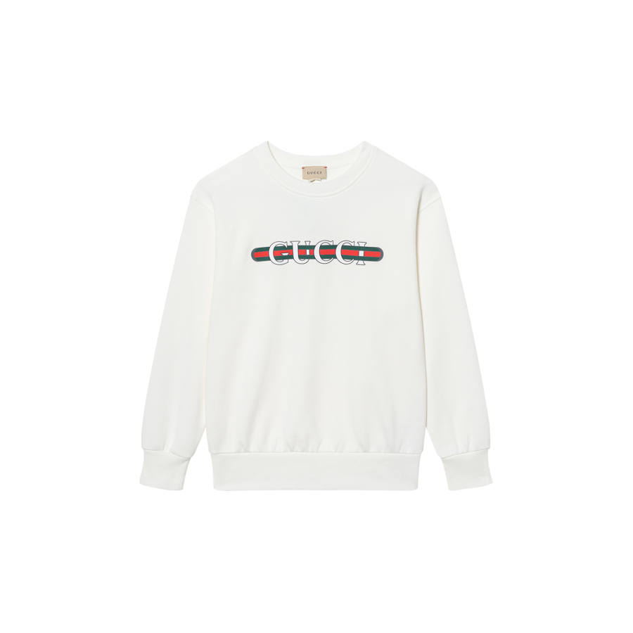 GUCCI Sweatshirt FW24 White Kids'