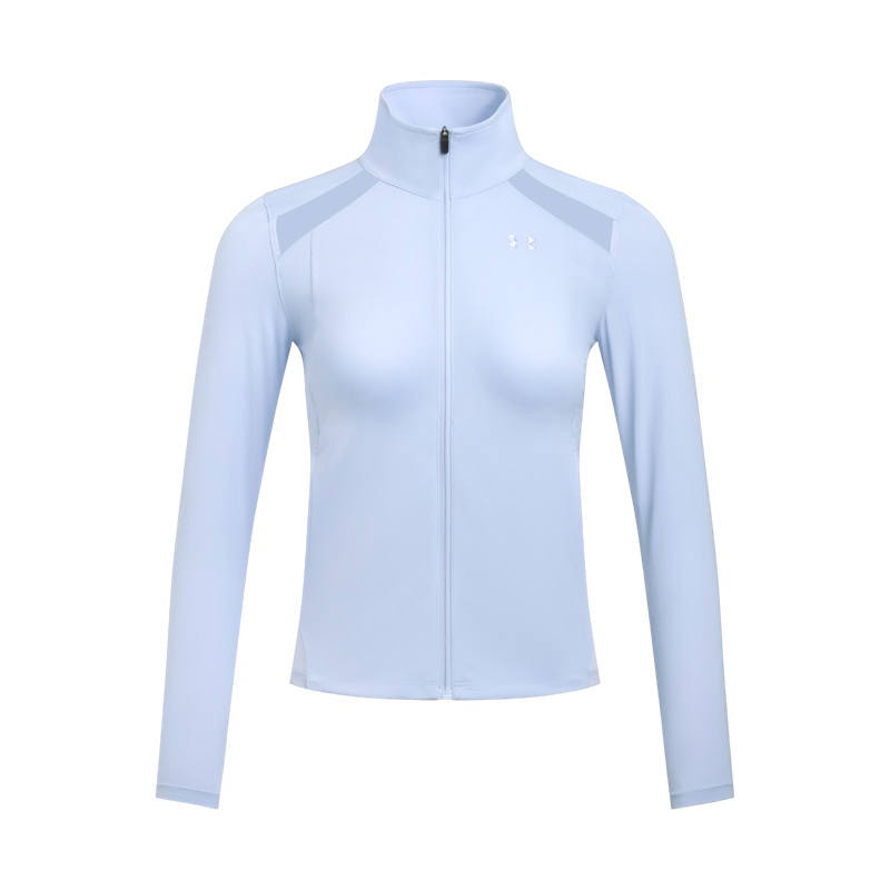 Under Armour SS25 Cool Mesh Jacket Women's Light Blue Purple