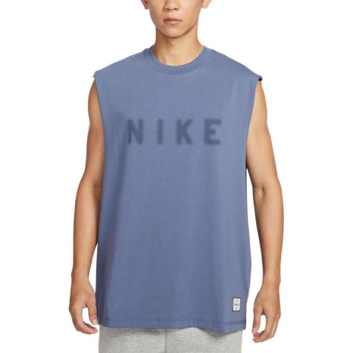 Nike Nike Tank Tops Men's Blue Crew Neck Moderate Other