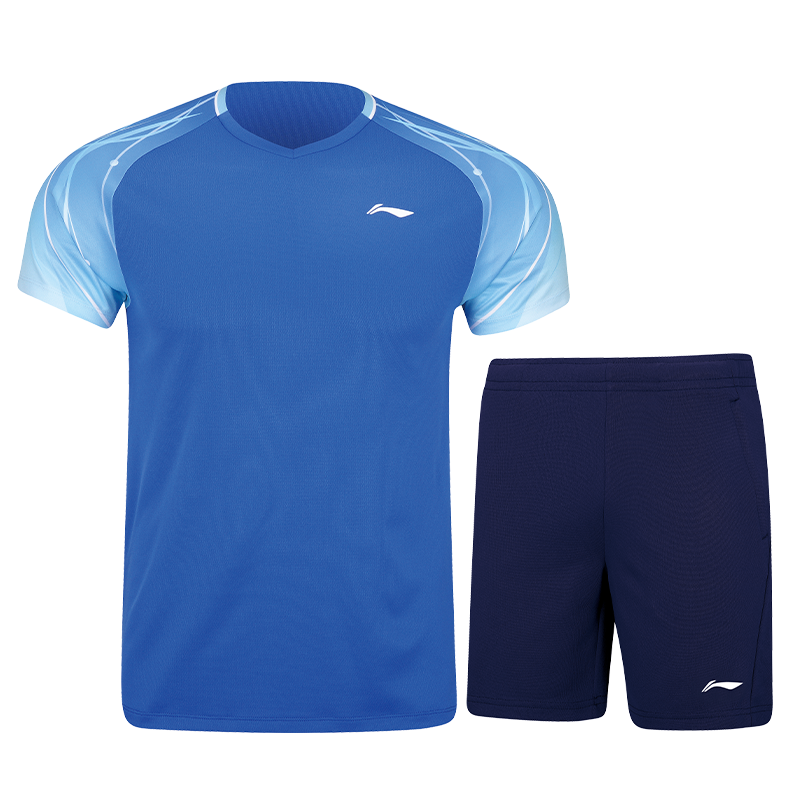 Li-Ning Li Ning Table Tennis Collection Table Tennis Clothing Sets Unisex Bright Blue
