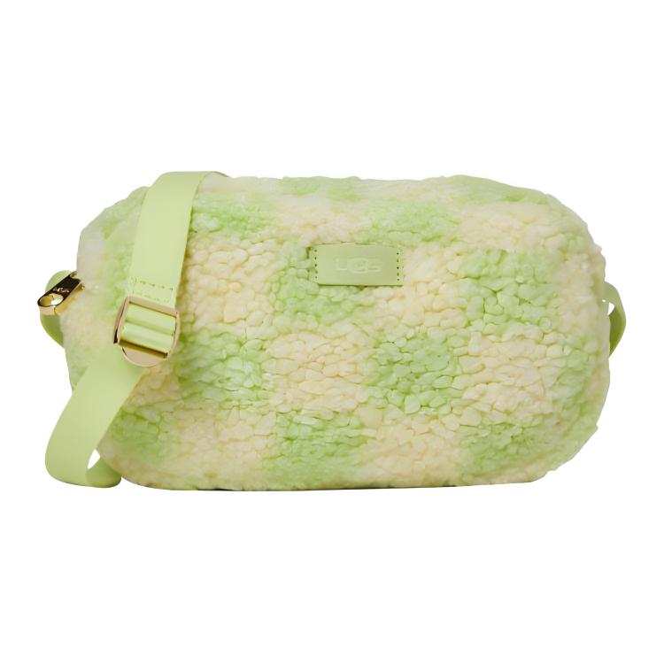 UGG Polyester Crossbody Bag, Shoulder Bag Women's Green & Light Yellow