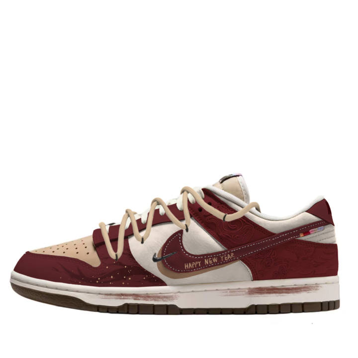 Nike Nike Dunk Dark Junyuan Spring Cushioning, Wear Resistant Low top Skateboard Shoes Men's Red