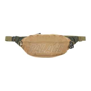 PALACE Nylon Crossbody Bag, Fanny Pack Unisex Khaki
