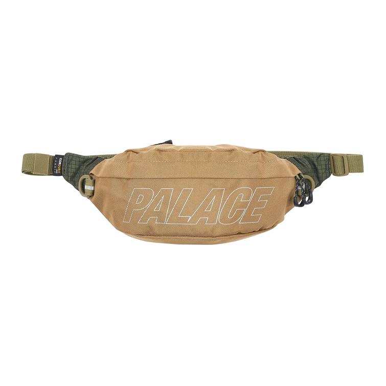 PALACE Nylon Crossbody Bag, Fanny Pack Unisex Khaki