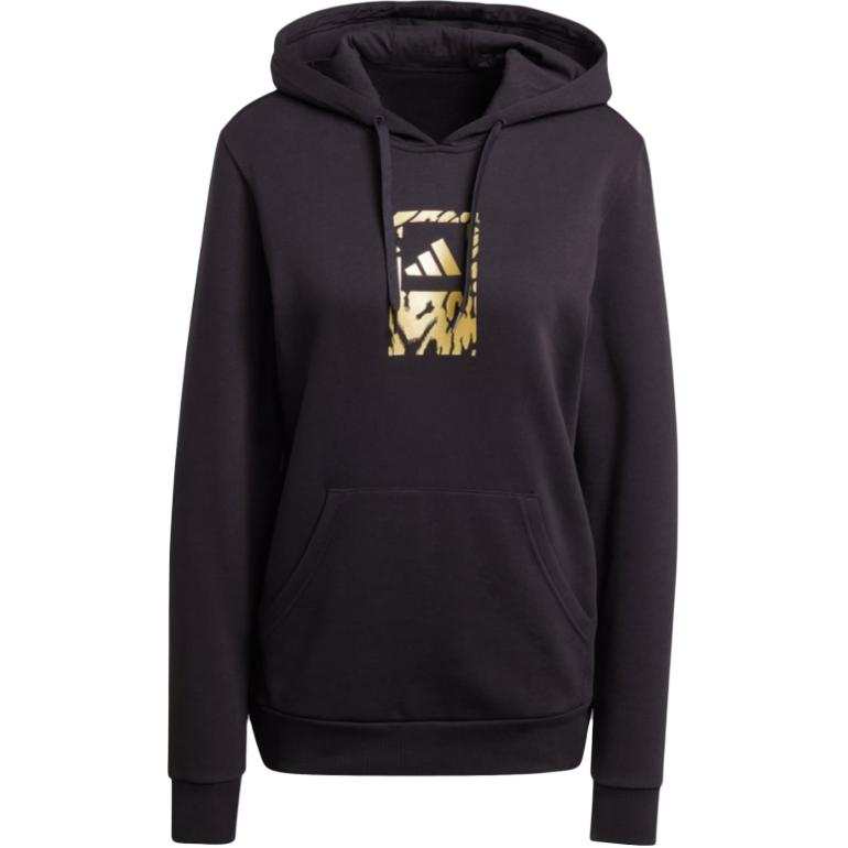Adidas Adidas Sweatshirts Women's Black Hooded Moderate
