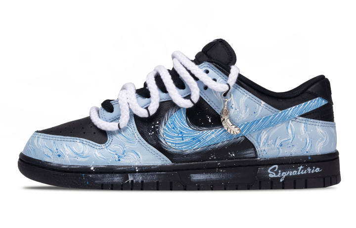 Nike Nike Dunk Cold Mountain Ink Abrasion Resistant Abrasion Resistant Low top Skateboard Shoes Men's Blue Black