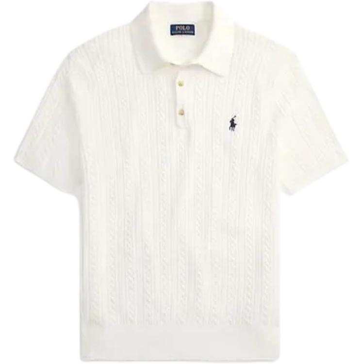 Polo Ralph Lauren SS26 Polo Shirt Standard Men's White