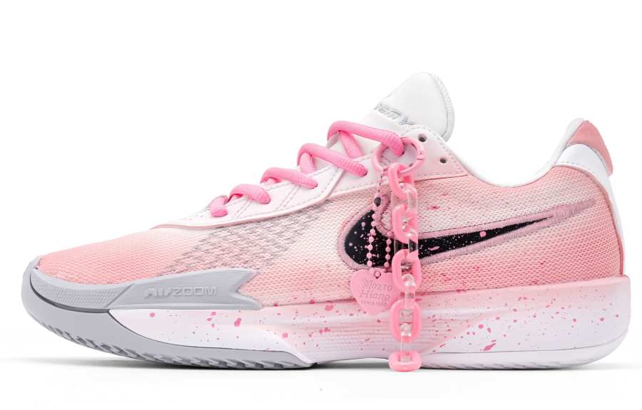Nike Nike G.T. Jump Academy Heartbeat Moment Cushioning Lightweight Slip Resistant Low top Basketball Shoes Men's Pink