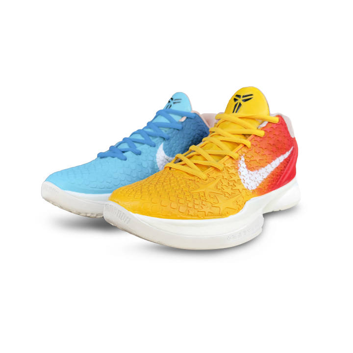 Nike Nike Zoom Kobe 6 Protro Ice And Fire, Mismatched Slip Resistant Abrasion Resistant Slip Resistant Abrasion Resistant