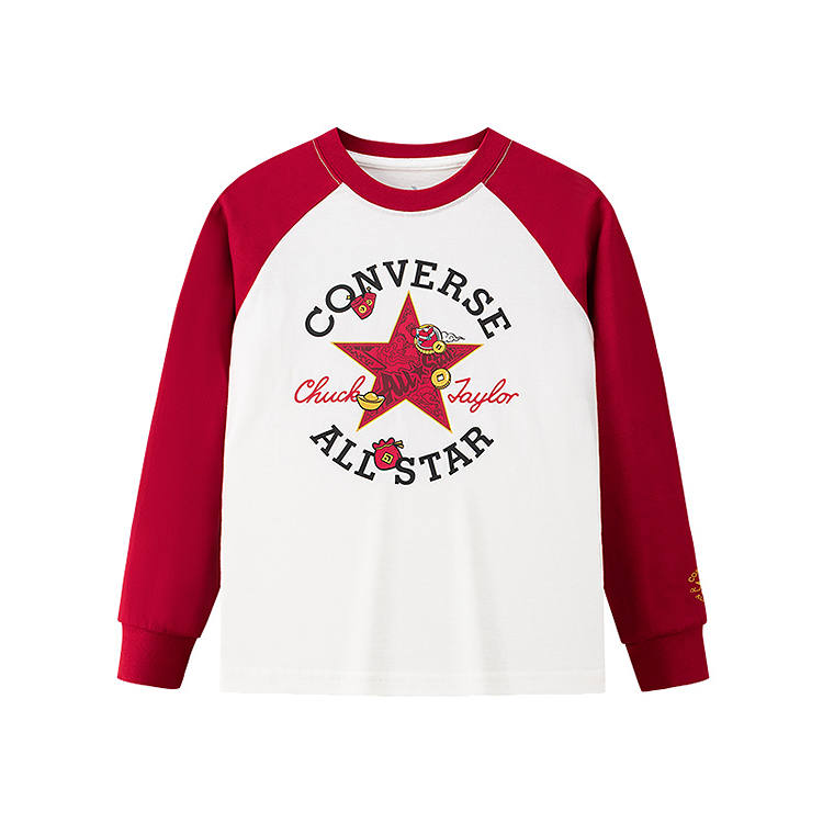 Converse Converse Kids T Shirts Crew Neck Moderate