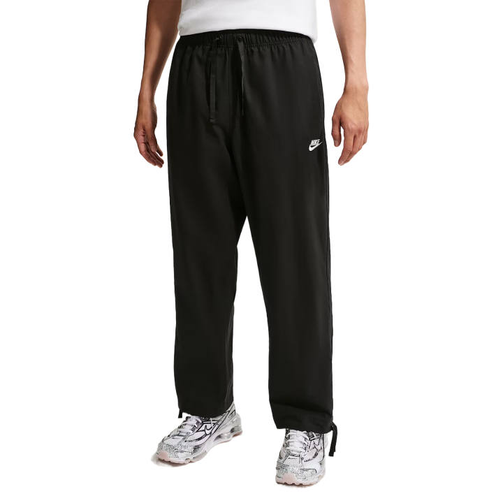 Nike Nike Club Casual Pants Men's Black/White Moderate Straight Fit Pants
