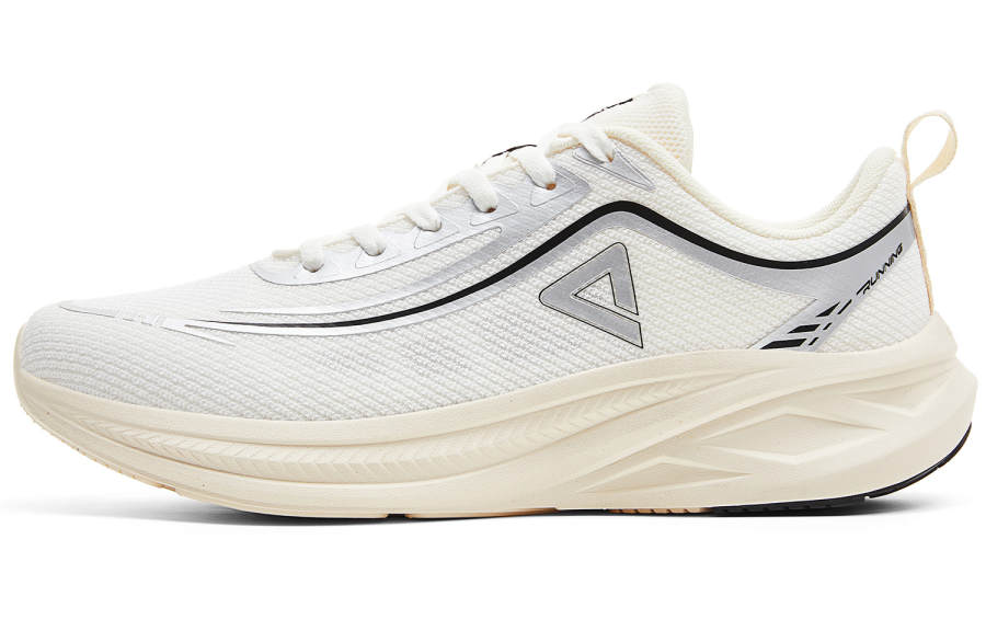 PEAK Cushioning Abrasion Resistant Lightweight Breathable Casual City Commuting Running Shoes Men's Ivory