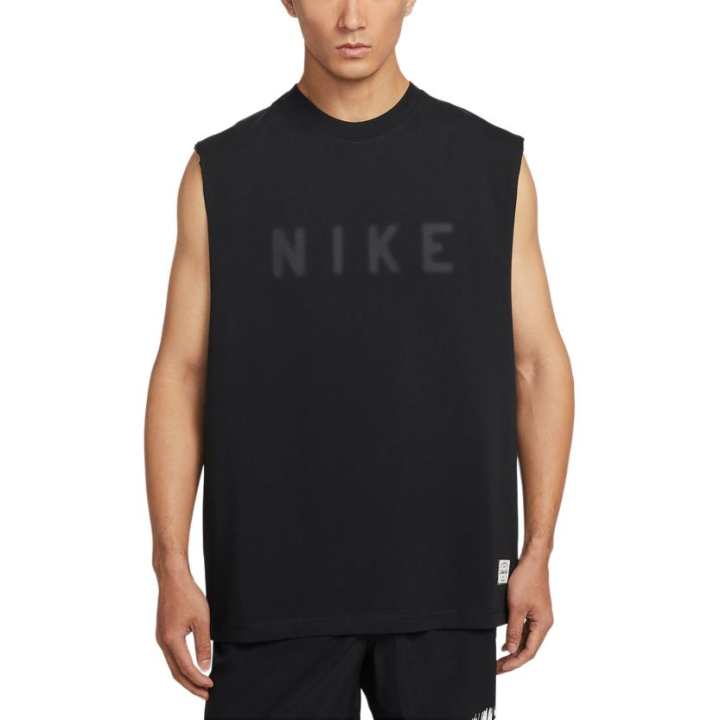 Nike Nike Tank Tops Men's Black Crew Neck Moderate Other