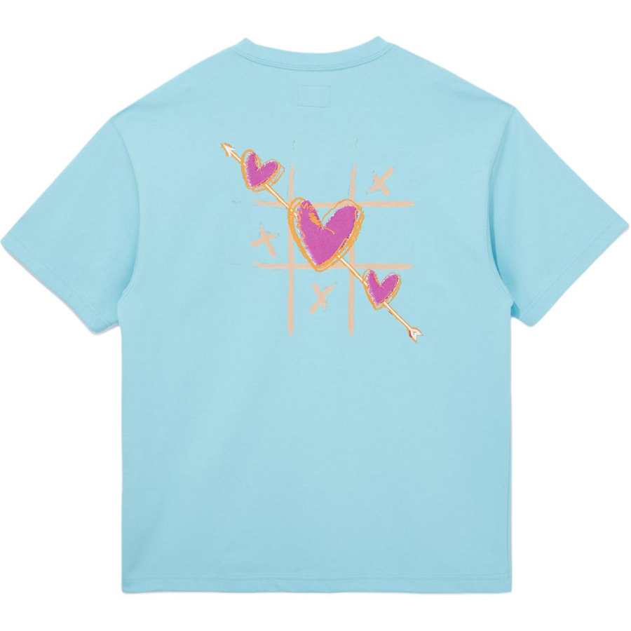 New Era T Shirts Unisex Light Blue Crew Neck