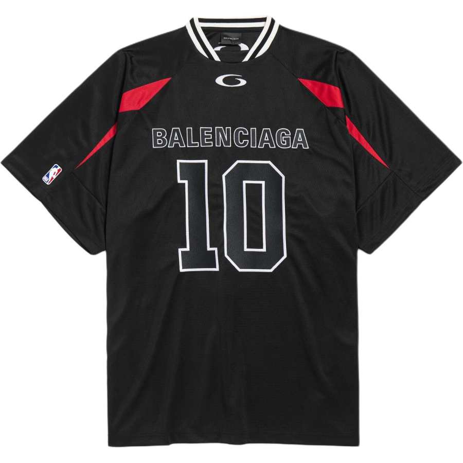 Balenciaga Nba Oversized Jersey T-Shirt