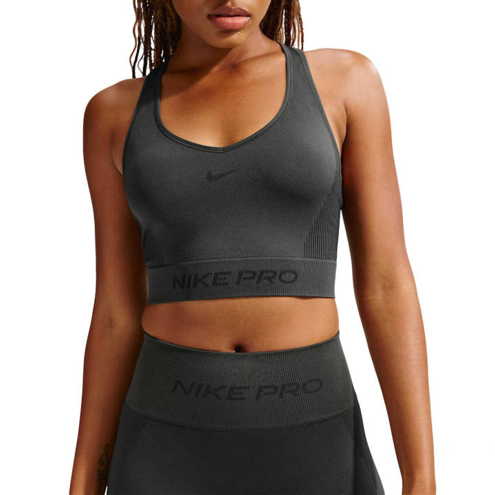 Nike Nike Pro Sleeveless Sports Shirts Women's Dark Smoke Gray