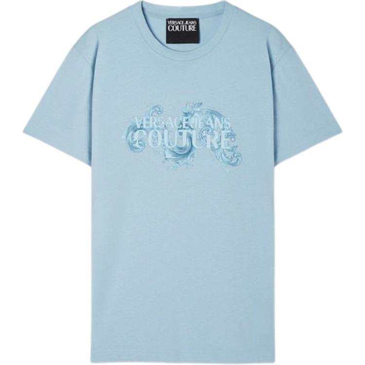 Versace Jeans Couture Logo Printed Crewneck T-Shirt