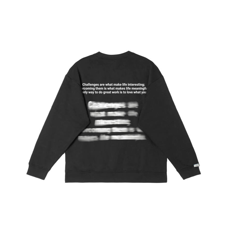 Adidas Adidas LABEL Sweatshirts Unisex Black Crew Neck Moderate Regular